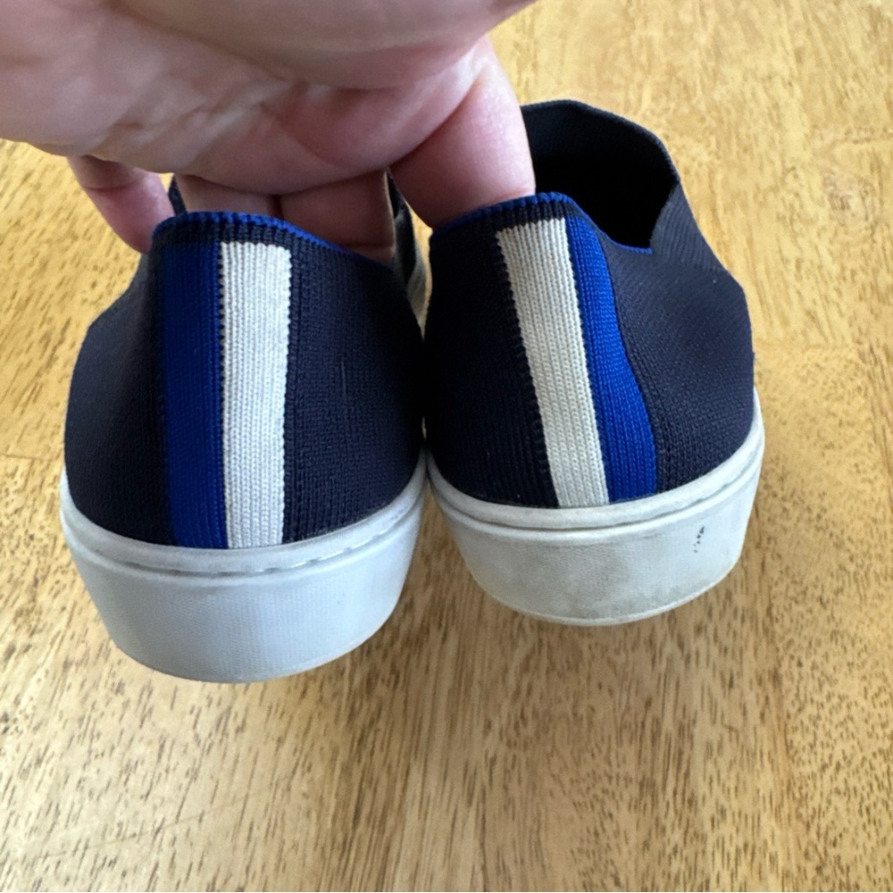 Rothy’s The Sneaker Slip On Navy Sneakers size 8.5 - Picture 4 of 9